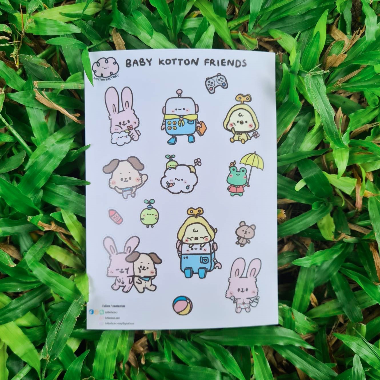 Sticker : Baby Kotton Friends
